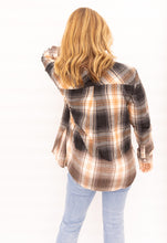 Load image into Gallery viewer, Parker Black, Gray, Rust &amp; Cream Flannel