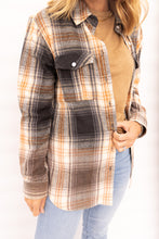 Load image into Gallery viewer, Parker Black, Gray, Rust &amp; Cream Flannel