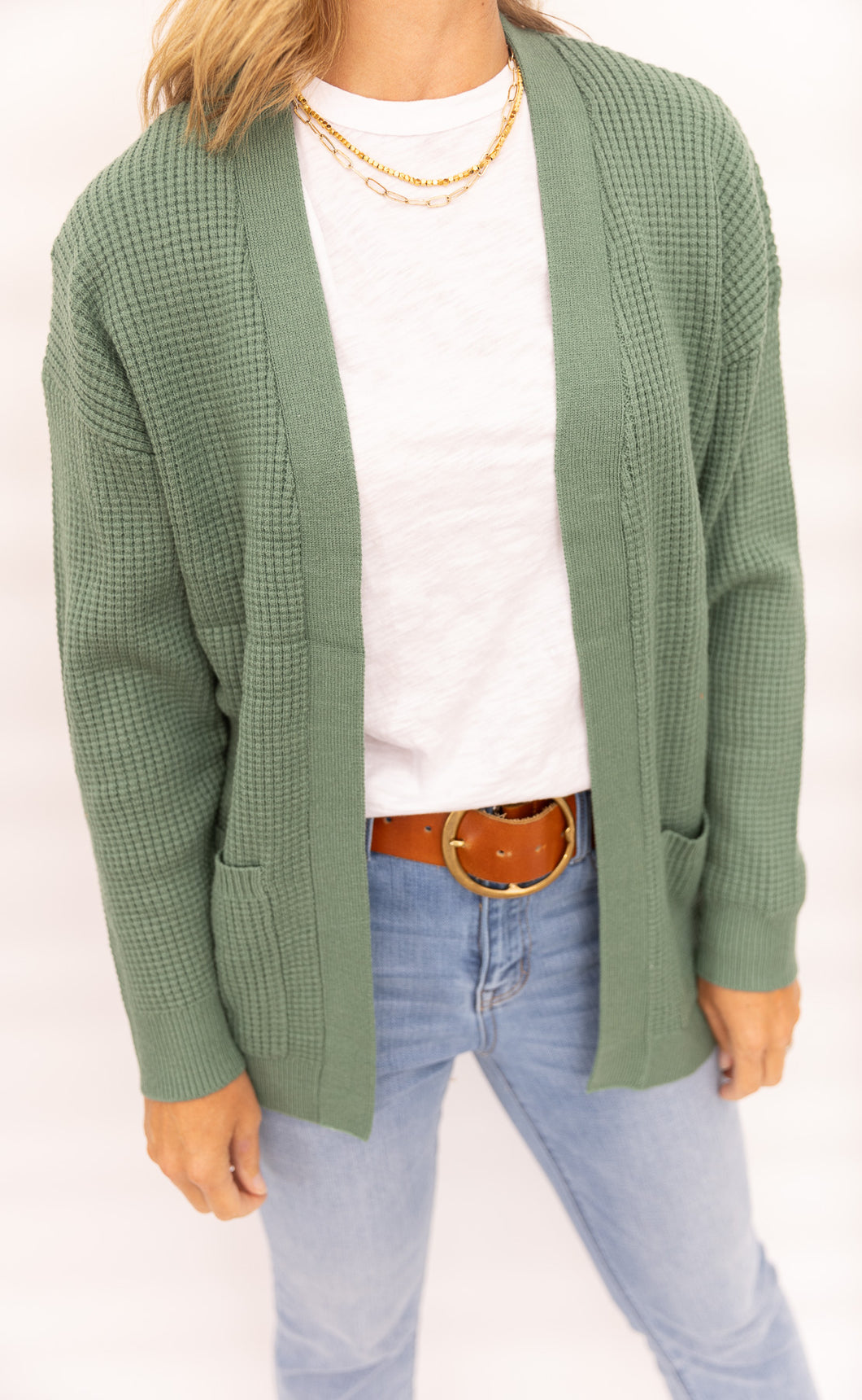 Ila Waffle Textured Cardi