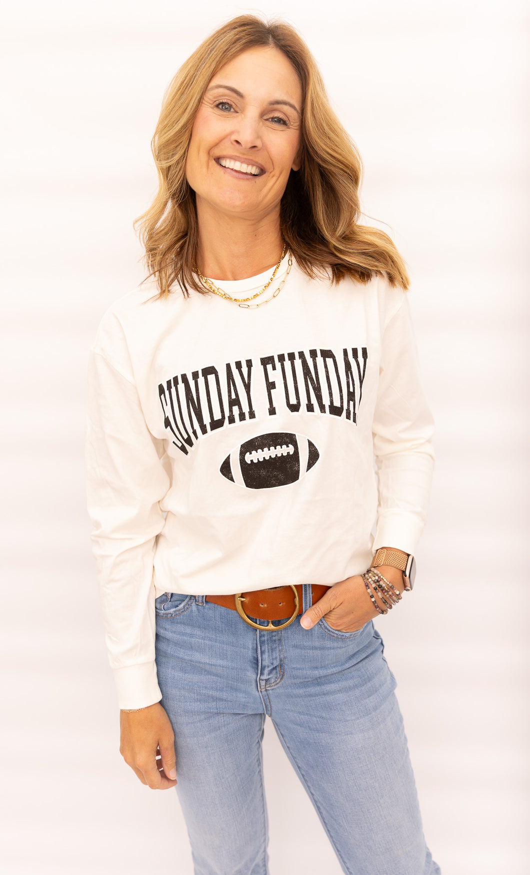 Liz Sunday Funday Long Sleeve Tee