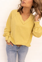 Load image into Gallery viewer, Raelynn Citron Rib Knit Top