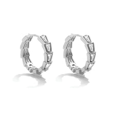 Load image into Gallery viewer, Lexi Bold Sparkle Huggies Earrings