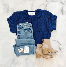 Load image into Gallery viewer, Lexi Crochet Knit Sweater