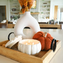 Load image into Gallery viewer, Fall Ceramic Pumpkin 16oz Candle