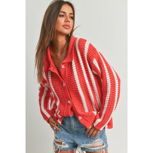 Izzie Oversized Chenille Cardigan