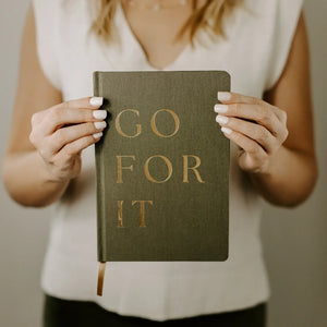"Go For It" Fabric Journal