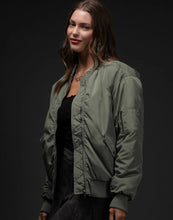 Load image into Gallery viewer, Riley Ruched Bomber Jacket