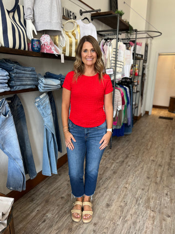 Sierra Popcorn Textured Top