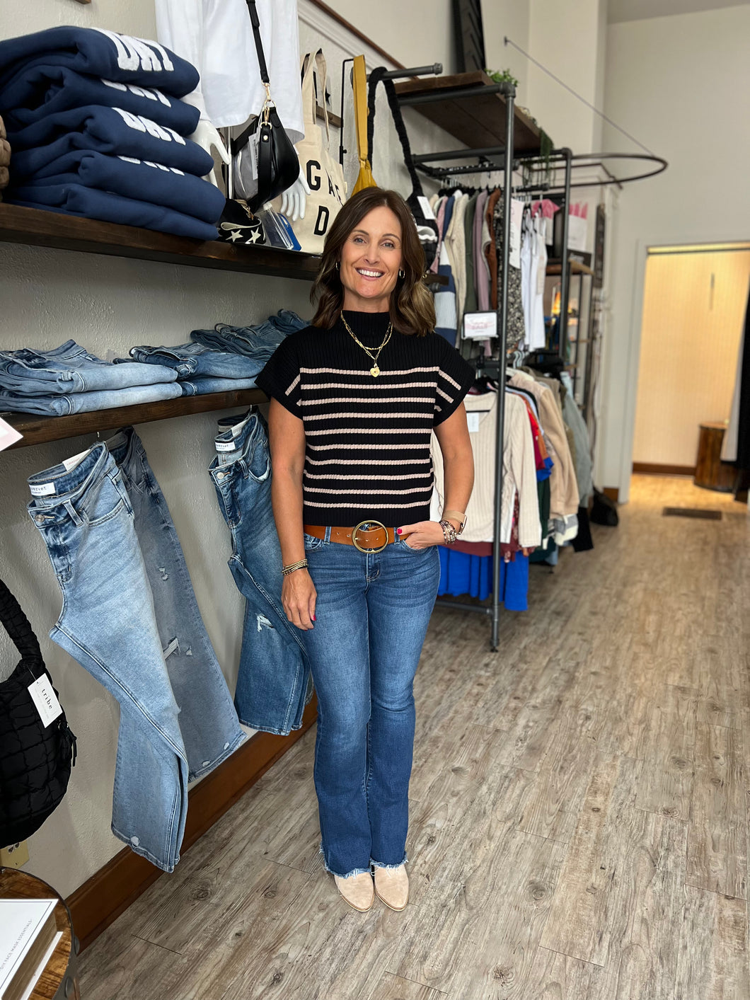 Kyla Striped Sweater