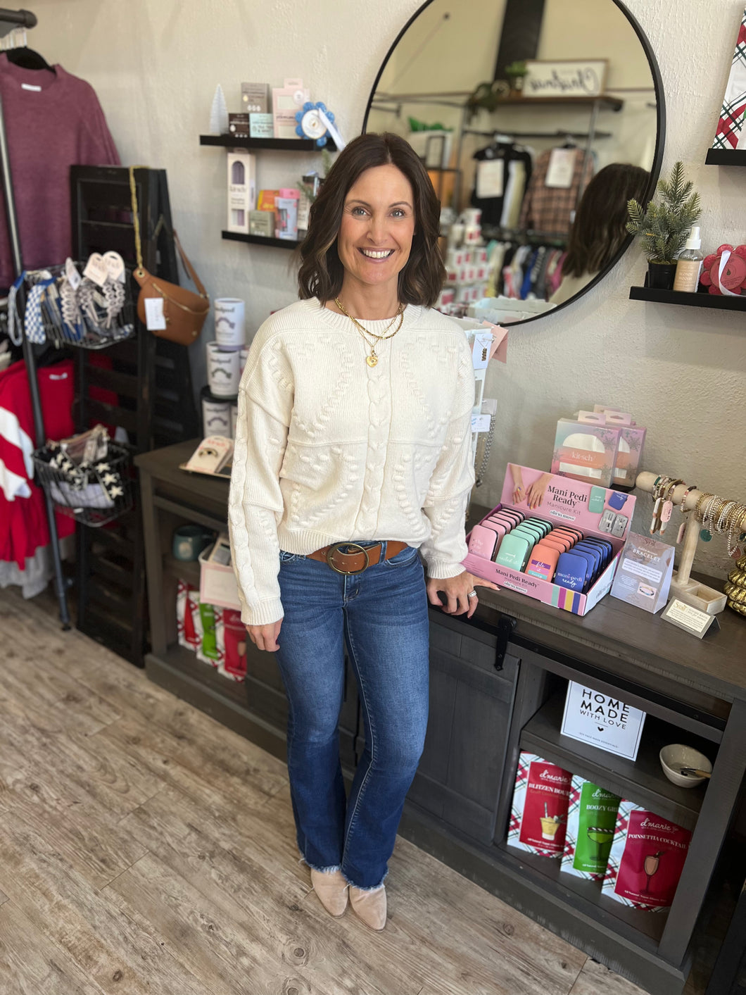 Chari Cable Knit Sweater