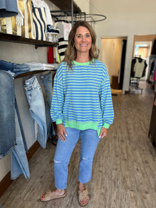Emma Contrast Trim Sweatshirt