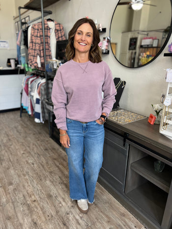 Willow Lavender Crewneck Sweatshirt