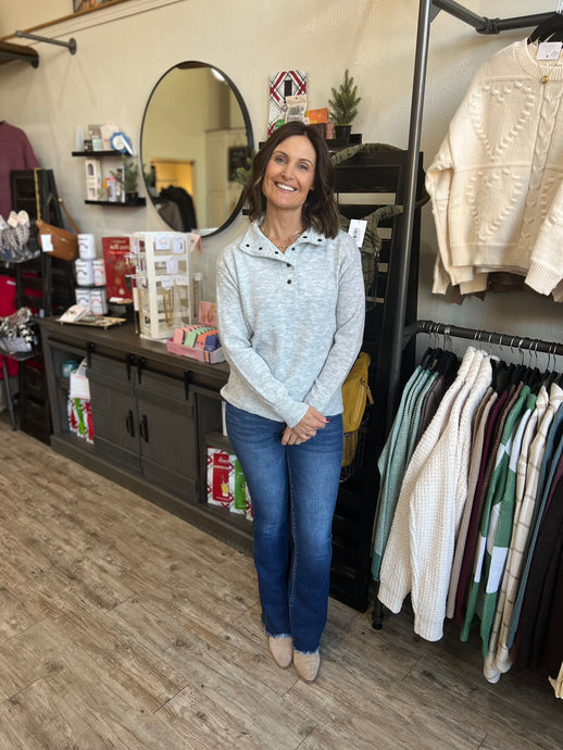 Finley Button Down Sweatshirt