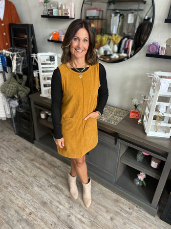 Marleigh Corduroy Mini Dress