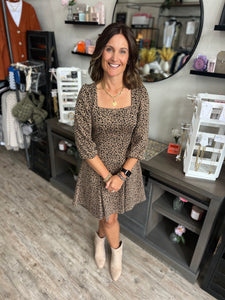 Stacy Animal Print Dress