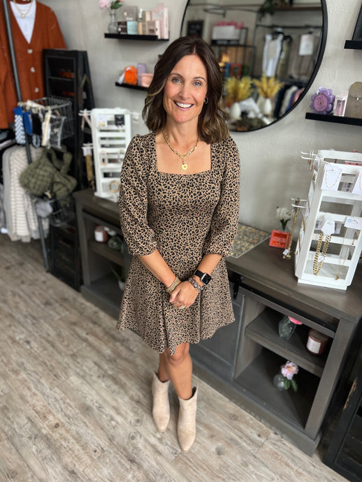 Stacy Animal Print Dress