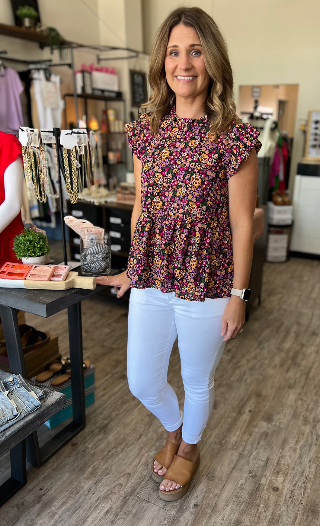 Paisley Floral Printed Top