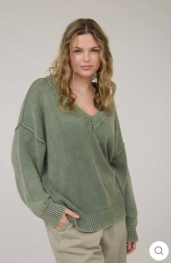 Ellie Washed Oversized Sweater