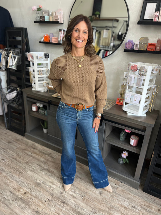 Hallie Crew Neck Sweater