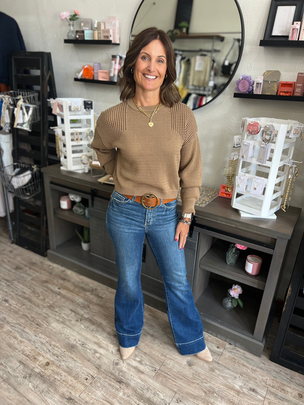 Hallie Crew Neck Sweater