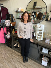 Load image into Gallery viewer, Hayden Taupe Bow Cardi