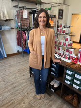 Load image into Gallery viewer, Juliet Camel Cozy Cardi