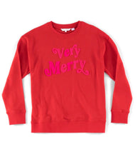 Load image into Gallery viewer, &quot;Very Merry&quot; Graphic Sweatshirt