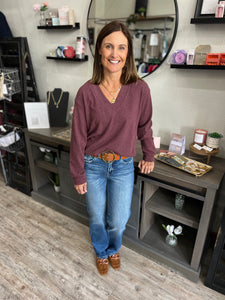 Sophia V Neck Top