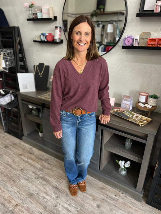 Sophia V Neck Top