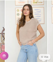 Load image into Gallery viewer, Lily Acid Washed Tab Sleeve Top