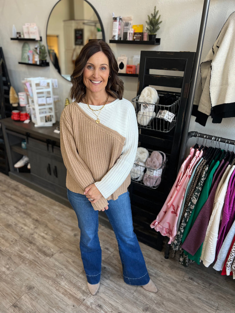 Joni Color Block Sweater