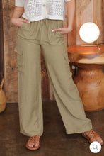 Load image into Gallery viewer, Brandi Wide Leg Drawstring Pant