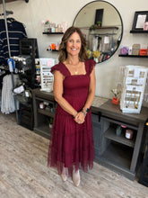 Load image into Gallery viewer, Jadyn Polka Dot Chiffon Dress