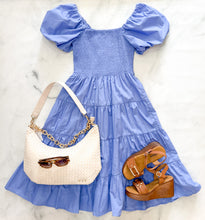 Load image into Gallery viewer, Shania Cobalt Blue Tiered Dress