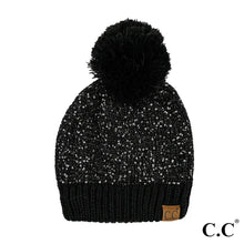 Load image into Gallery viewer, Serena Sequin Knit Beanie