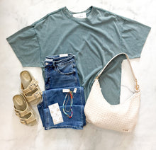 Load image into Gallery viewer, Ivy Oversized Mineral Wash Tee