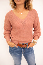 Load image into Gallery viewer, Andrea Sienna Cross Back Sweater
