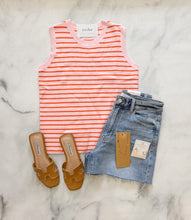 Load image into Gallery viewer, Livy Striped Textured Knit Tank