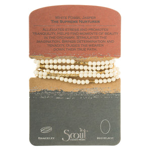 Scout Stone Wrap White Fossil