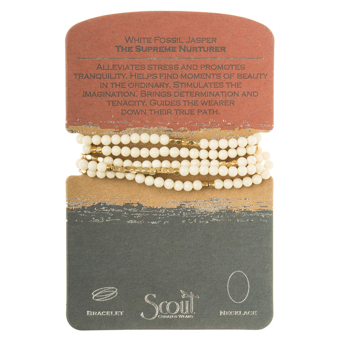 Scout Stone Wrap White Fossil