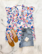 Load image into Gallery viewer, Miley Floral Short Sleeve Top