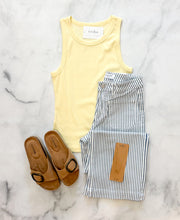 Load image into Gallery viewer, Miranda High Rise Patch Pocket Striped Jeans