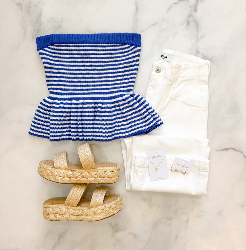 Tonya Striped Tube Top