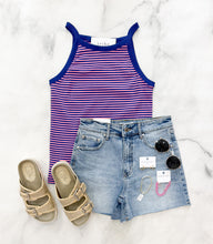 Load image into Gallery viewer, Ellis Striped Halter Tank