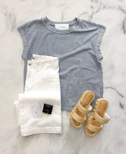 Load image into Gallery viewer, Harper Washed Slate Blue T-Shirt