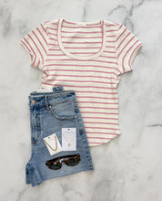 Load image into Gallery viewer, Sadie Pink Striped Top