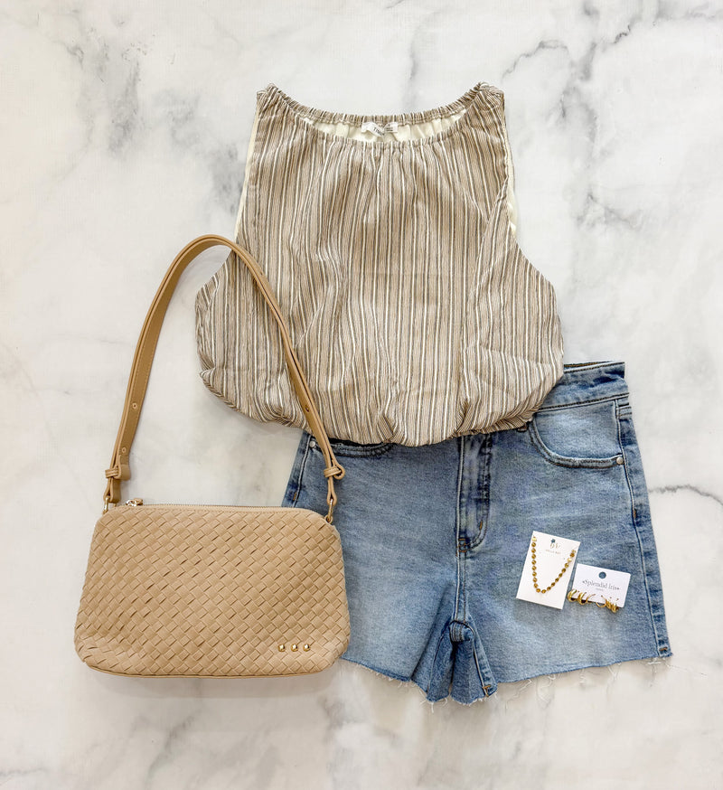 Tia Striped Bubble Tank