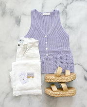 Load image into Gallery viewer, Mila V-Neck Button Detail Tank