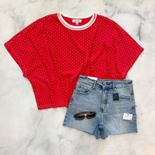 Load image into Gallery viewer, Kennedy Polka Dot Oversized Top