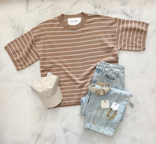 Load image into Gallery viewer, Cara Oversized Striped Knit Top